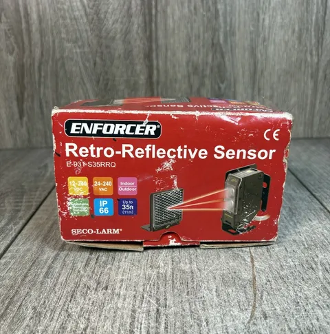 Enforcer Retro-Reflective Sensor E-931-S35RRQ - New In Box  - Fast Shipping