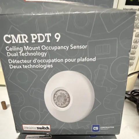 SensorSwitch CMR PDT 9 Ceiling-Mount Occupancy Sensor Dual Tech Gray 120-277V