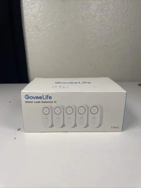 GoveeLife H5059 WiFi Water Leak Detector 1s 5 Pack 105dB Alarm Free Shipping