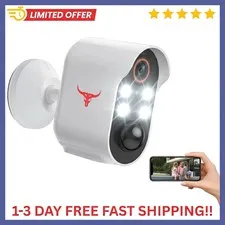 Wireless Security Camera SystemSmart Night Vision Outdoor WiFi Cameras 1080p