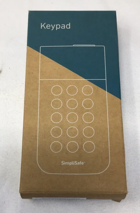 SimpliSafe KP3W Wireless Keypad - White New( Open Box)