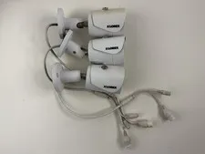 Lot of 3 Lorex LNB3163-C 3MP HD IP IR Bullet Security Camera