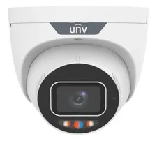 Uniview IPC3635SS-ADF28KMC-I1 5MP IP Camera 2-Way Audio Strobe Red Blue Light