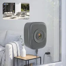 5MP 3K Magnetic Window Camera, Indoor Window Security Camera for Home with Full