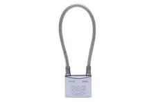 F.A.M Stainless Steel Cable Padlock –6 pack Grade A Spanish Steel | Rare