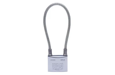 F.A.M Stainless Steel Cable Padlock –6 pack Grade A Spanish Steel | Rare
