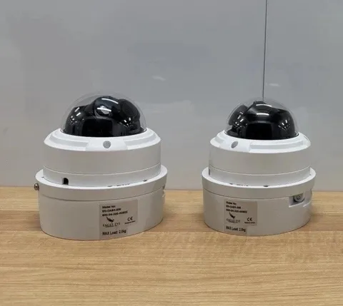 Lot of (2) Eagle Eye Networks Motorized Dome Security Cameras