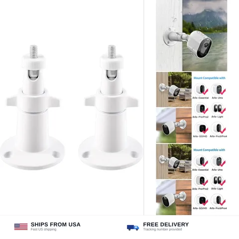 Security Camera Universal Mounting Bracket,Adjustable Indoor/Outdoor Security...
