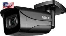 Lorex 4K Metal Bullet Camera – Poe Wired Home Security Add-On Camera - Motion De