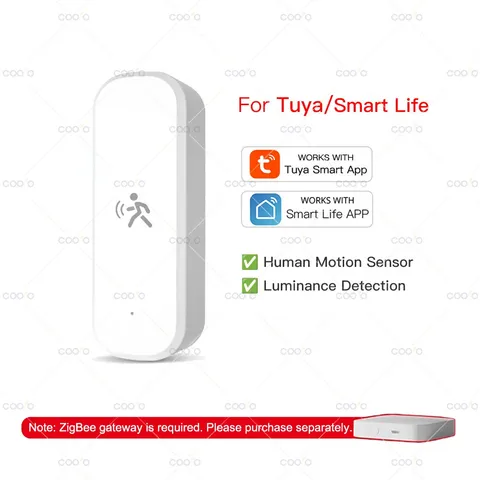 Zigbee 10G MmWave Radar Motion Sensor for Smart Home with Temperature