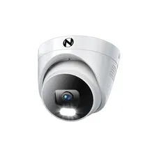 Add On Wired IP 4K HD Indoor/Outdoor Deterrence Dome with 2-Way Audio (1-Pack...