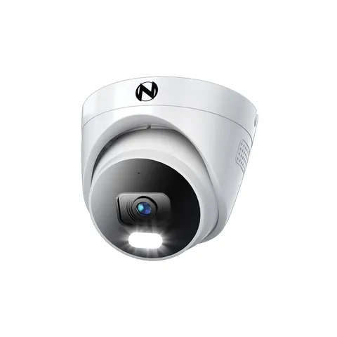Add On Wired IP 4K HD Indoor/Outdoor Deterrence Dome with 2-Way Audio (1-Pack...