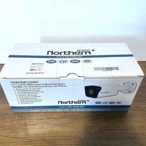 Northern Bullet Camera White 1080p Outdoor Varifocal 4 in 1 HD HDAFBIR120WD