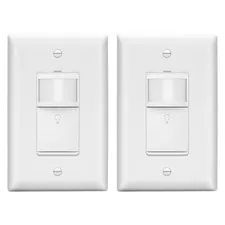 Lider Motion Sensor Switch Pir Sensor Switch Occupancy/Vacancy No Neutral