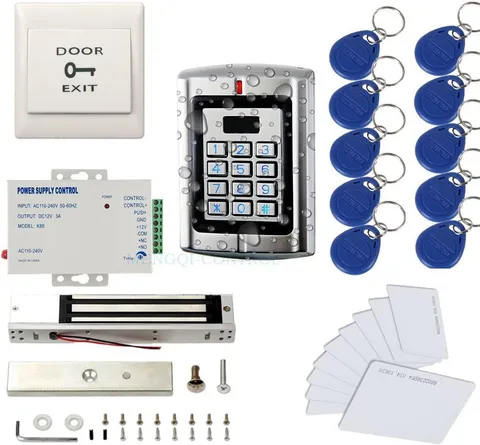 Metal Weatherproof Access Control System 600LBS Force Electric Magnetic Lock +11