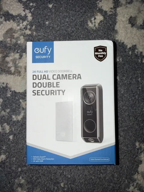 Eufy by Anker Dual Camera Double Security- 2K Full HD Video Doorbell*New