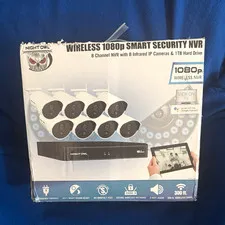 Night Owl Wireless 1080p Smart Security NVR Complete System 8CH 8 Cam 1TB