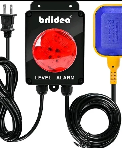 Sump Pump Alarm Briidea Indoor /Outdoor High Water Septic Tank Alarm 110d