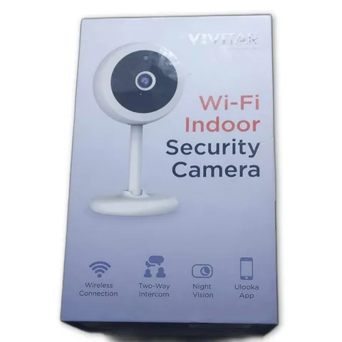 Vivitar Wi-Fi Indoor Security Camera white security camera