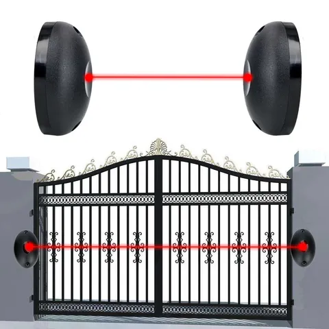 For Gates Doors Windows External Positioning Alarm Single Beam Infrared Radiatio