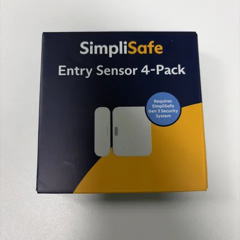 SimpliSafe Gen 3 ES3 Wireless Entry Sensors (4 Pack) - Door/Window - Open Box