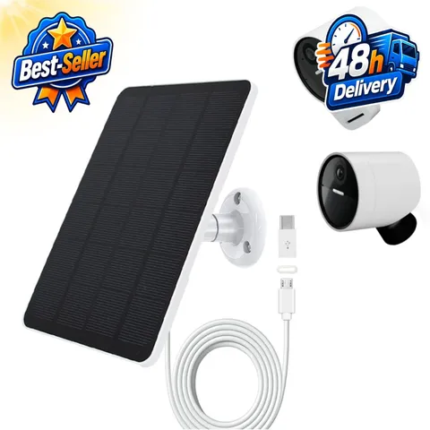 TEKCAM Solar Panel for SimpliSafe Outdoor Camera 4W 5V Charger