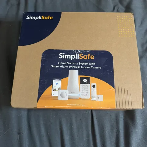 SimpliSafe Home Security System with Smart Alarm Wireless Indoor Camera, 8 Piece