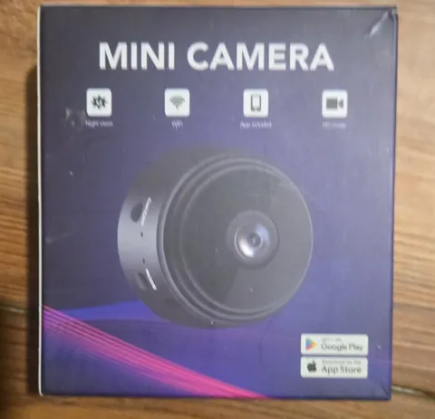 Mini Camera WiFi IP Indoor HD Night Vision App Control Magnetic Stand