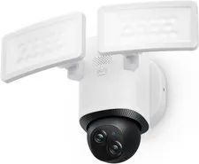 Camera Floodlight Camera E340 Wired, Security Camera Outdoor, 360° PTZ, 24/7 Rec