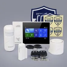 HOMSECUR WIFI/4G Alarm System With SOS Contact Button RFID & APP Remote Control