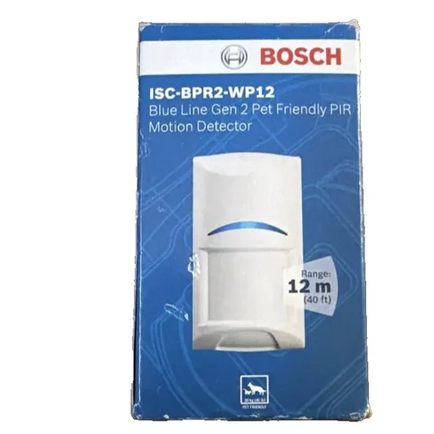 Bosch ISC-BPR2-WP12 Blue Line Gen2 Pet-Friendly PIR Motion Detector 40ftx40ft