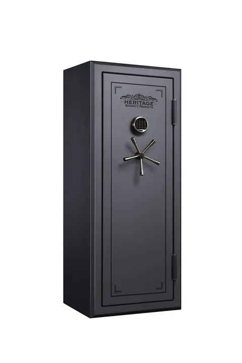 Heritage Security Products 24-Gun Fireproof and Waterproof Safe with Electron...
