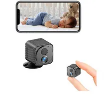 Mini Wireless Indoor Camera 1080P HD Auto Night Vision 60 Day Battery Security
