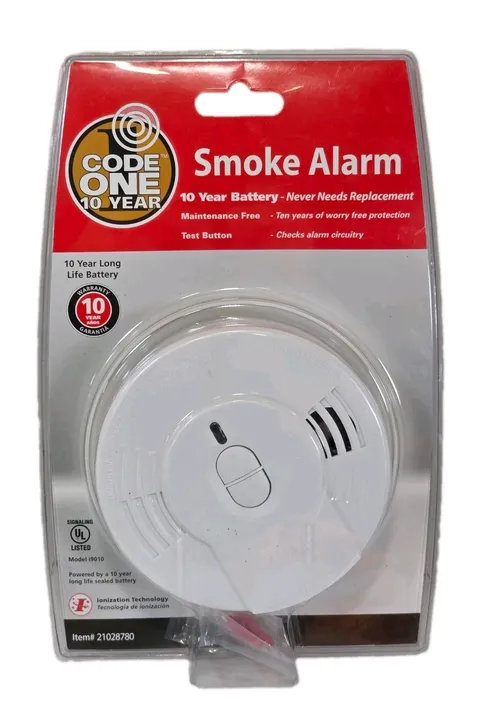 Kidde i9010 Smoke Alarm Code One Sealed-in Lithium 10 Year Battery NEW Sealed