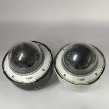 LOT OF 2x Broken AXIS 60Hz 1080p PTZ Outdoor Network Dome Camera Q6034-E NO POWE