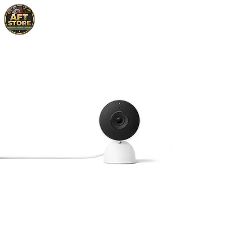 Google Nest Cam Indoor Wired Security Camera - 2K Video - Snow
