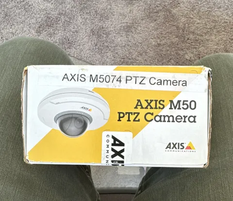 Axis M5074 PTZ IP Dome Camera, Wired Indoor, 1080p Color White w/ Cable