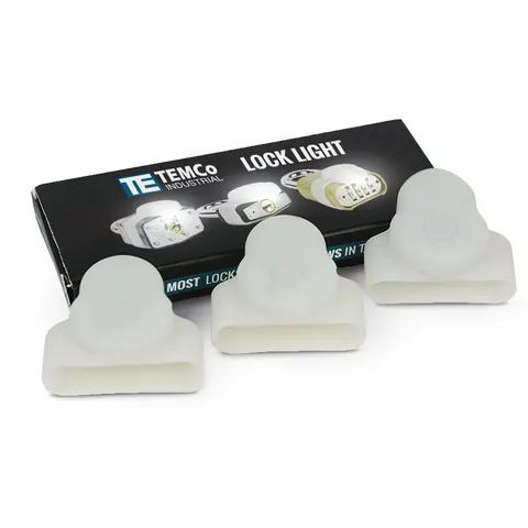 Padlock Light - Lights Your Lock in The Dark - 3 Pack