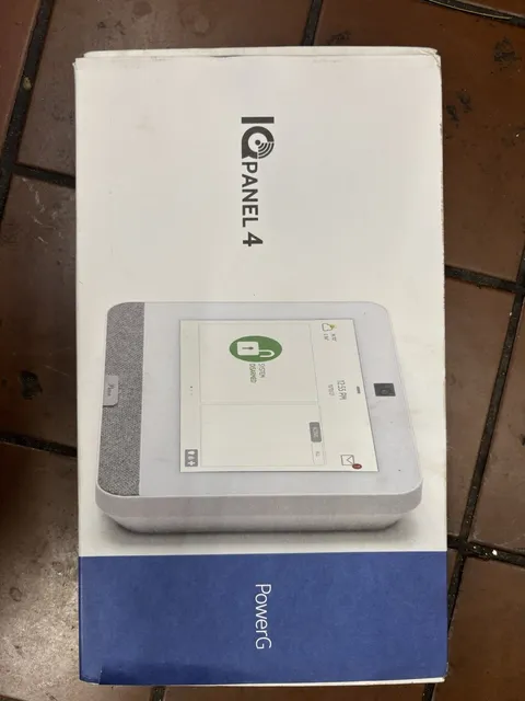 Qolsys IQ Panel 4 Touch Screen PowerG 345 MHz Wireless Smart Home Alarm System