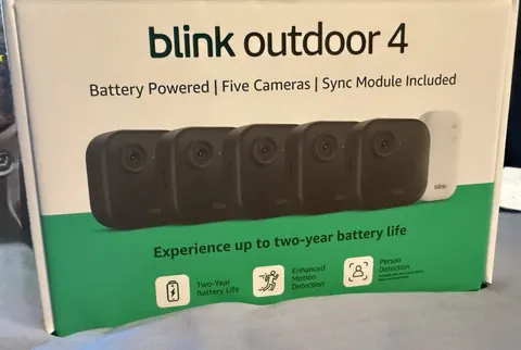 New Blink Outdoor 4 (4th Gen) Smart Security Camera Wire Free W/ Sync Module