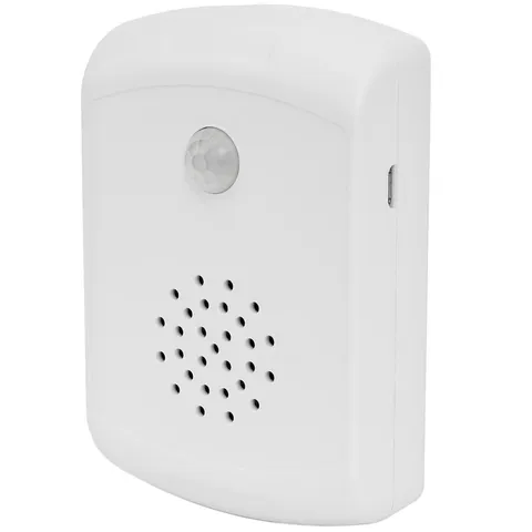 Talking Products, Voice Recordable PIR Infrared Motion Sensor Detector White
