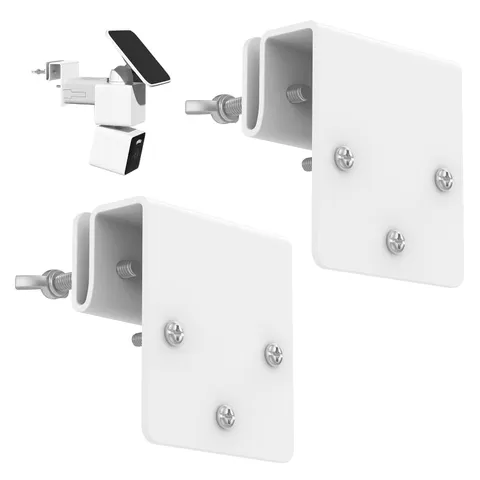 2-Pack Gutter Mount Compatible with WYZE Solar Cam Pan/Eufy Security SoloCam ...