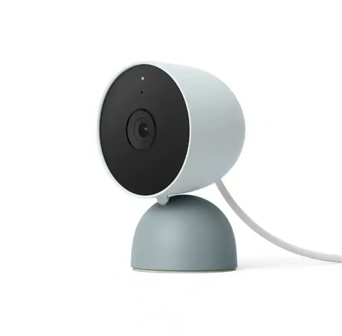 Google Nest Cam Indoor Wired Security Camera - Fog - (GA03178-US)