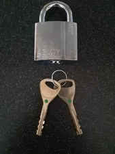 Genuine Abloy 330 Hardened Padlock. Includes 2 Keys.