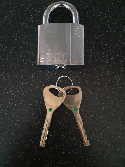 Genuine Abloy 330 Hardened Padlock. Includes 2 Keys.