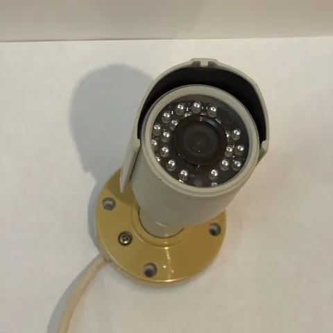 ADT A-CBVD36PI white bullet camera: "Super High Resolution Camera"