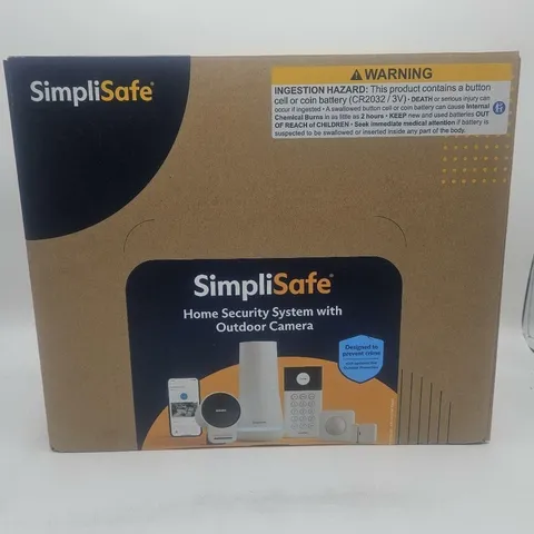 SEALED BRAND NEW 13-Piece SimpliSafe Security System with Outdoor Camera