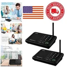Intercoms Wireless for Home 1 Mile Range 2 Pack 10 Channel Communication System