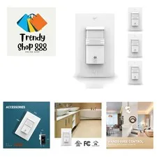 4Pack in-Wall PIR Motion Sensor Light Switch, Single Pole Motion Activated Sw...