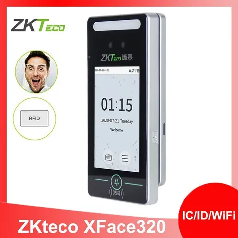 ZKTeco XFace320 Face Recognition Time Attendance Door Access Control System